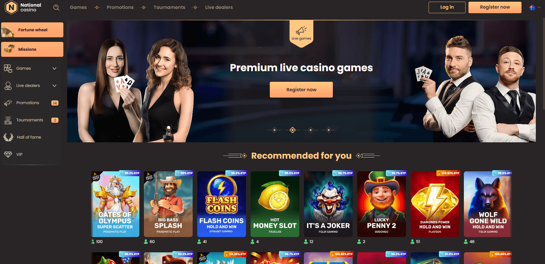 nationalcasino online casinos main page